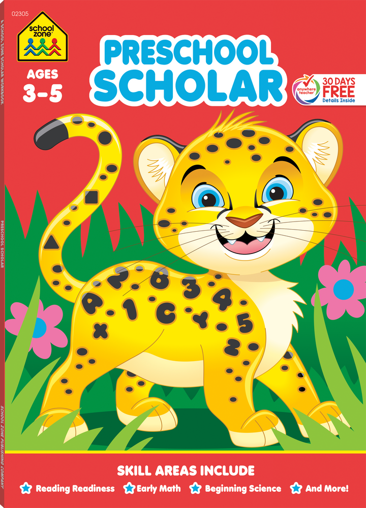 Preschool Scholar Deluxe Edition Workbook will get little ones excited about learning!