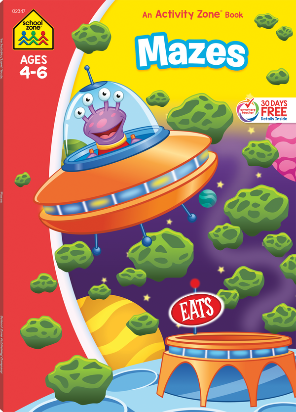 Mazes Deluxe Edition Activity Zone Workbook will create an amazing learning adventure for kids!