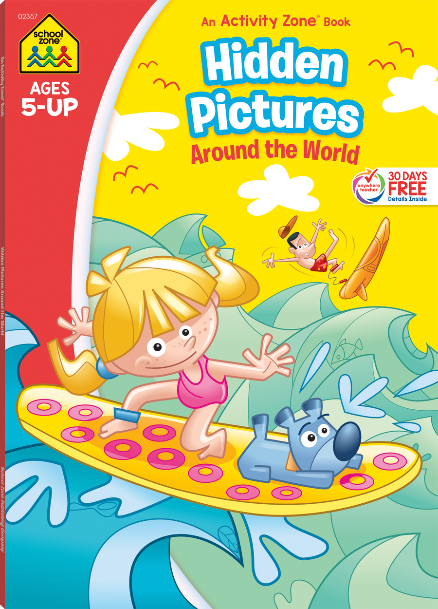 Hidden Pictures Around the World Activity Zone workbook