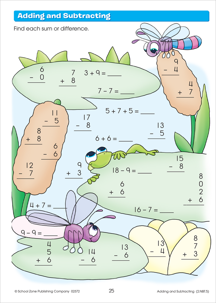 Basic 2 Mathematics Math Activities & Games for Kids - School Zone Website – School Zone ...