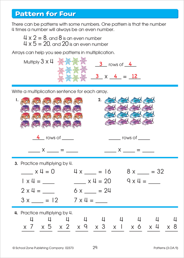 Math Basics Press-Out Book for third grade will sharpen skills and build confidence.