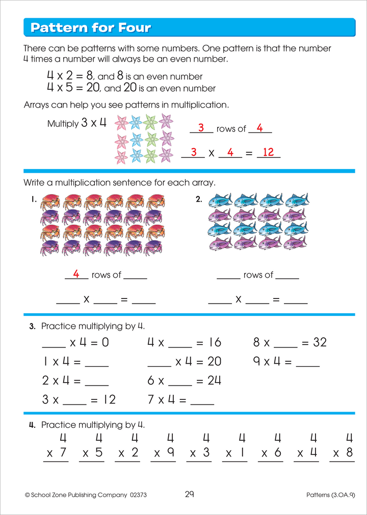 Math Basic 3 Math Basics 3: Grade 3 Questions – School Zone Publishing Company