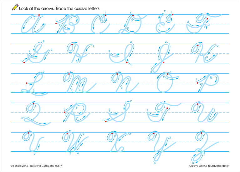 Cursive Letters To Draw