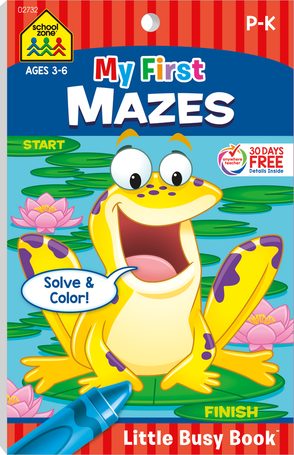 My First Mazes Little Busy Book will definitely keep little ones busy finding their way.