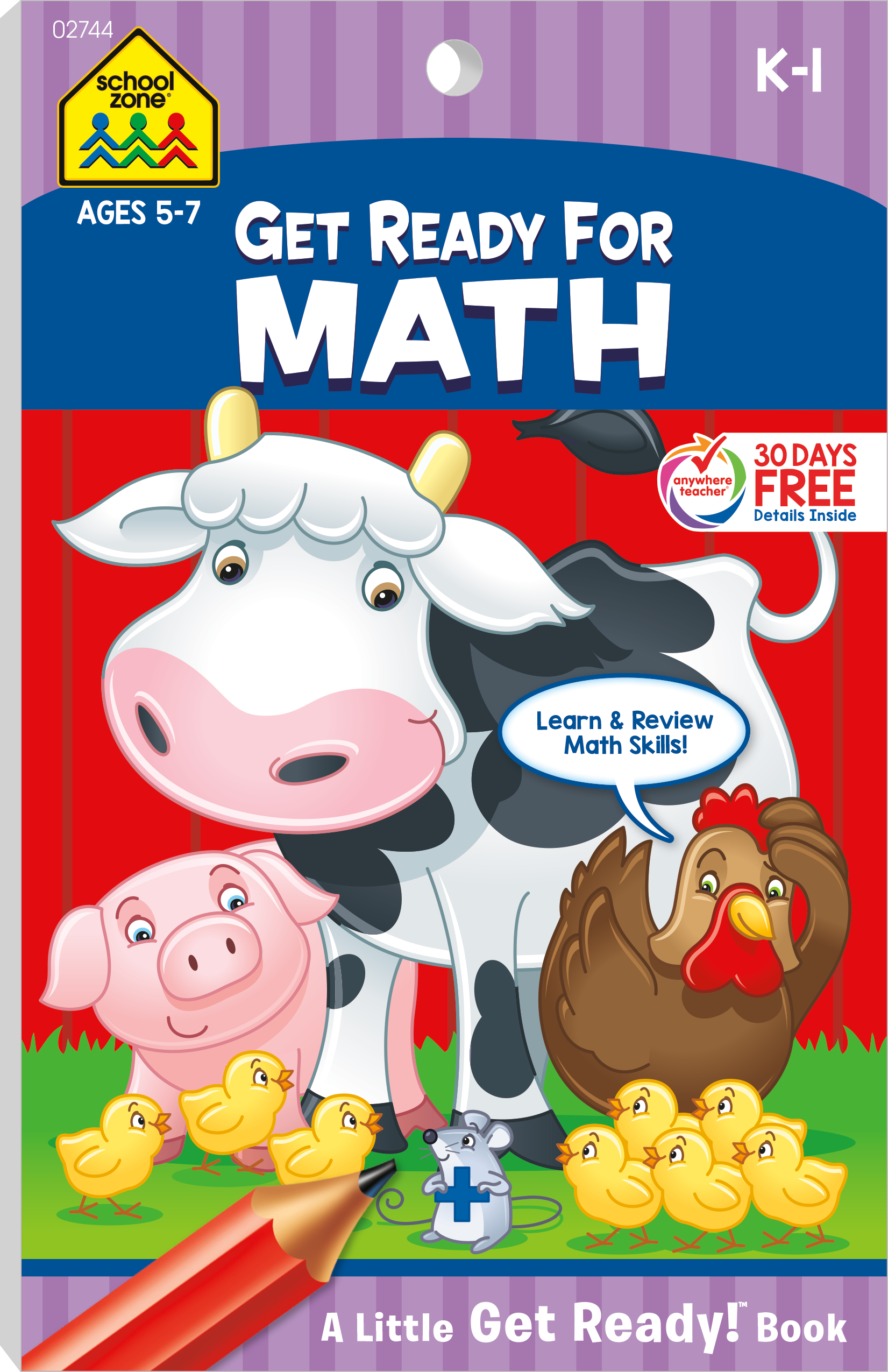 Ready For Math Kindergarten Math Workbook – School Zone Publishing Company