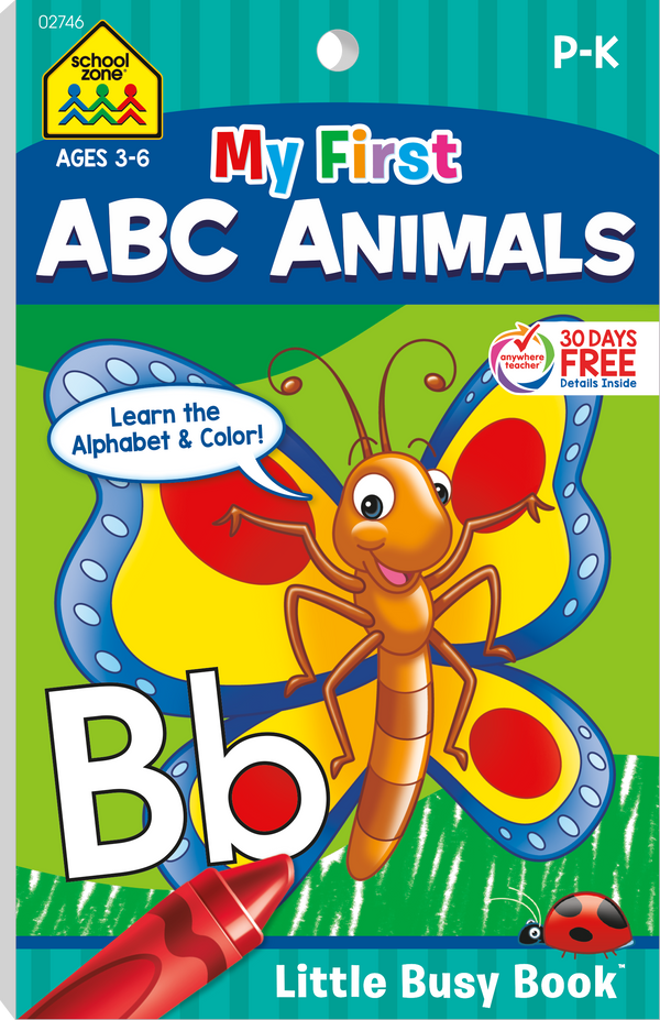 My First ABC Animals Coloring Book Little Busy Book will make learning fun.
