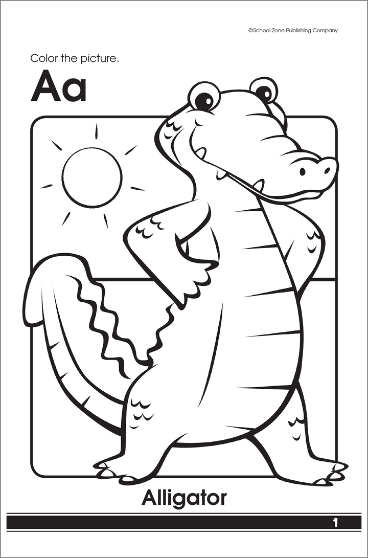 Kids are sure to love the adorable illustrations in My First ABC Animals Coloring Book Little Busy Book.