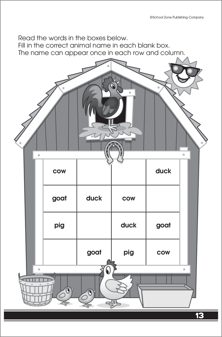 My First Codes & Puzzles Little Busy Book gives kids plenty of problem-solving practice.