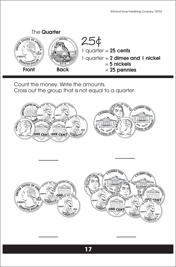 First and second graders will practice counting coins with a variety of strategies in this Count Money Little Get Ready! Book.