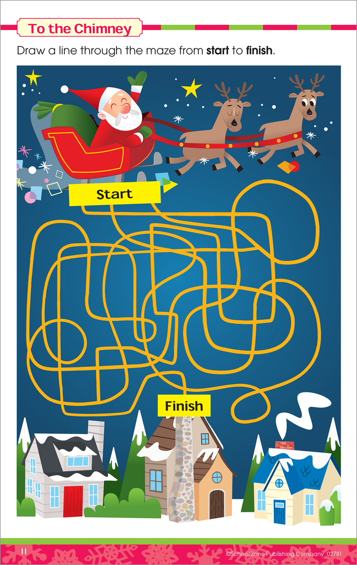 Fine motor skills and eye-hand coordination get a workout with Jolly Mazes Little Busy Book.