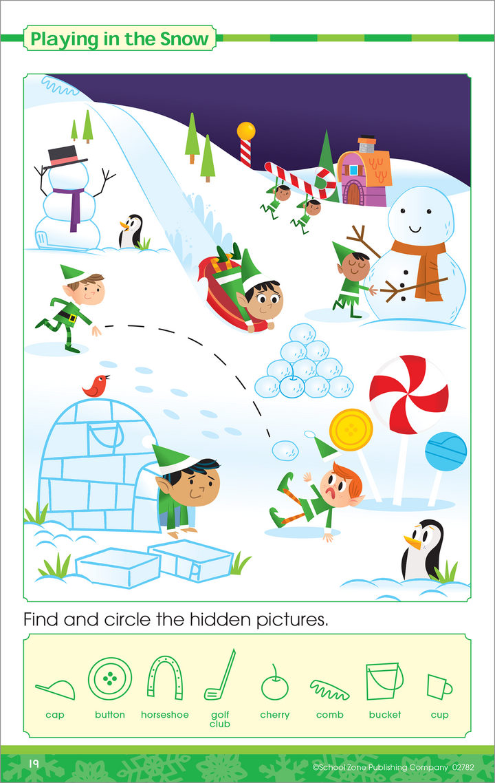 Jolly Hidden Pictures Little Busy Book has delightful scenes that make learning fun!