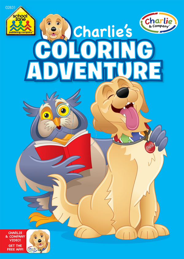 Kids love to color, and they will love coloring Charlie and all his friends in Charlie's Coloring Adventure.