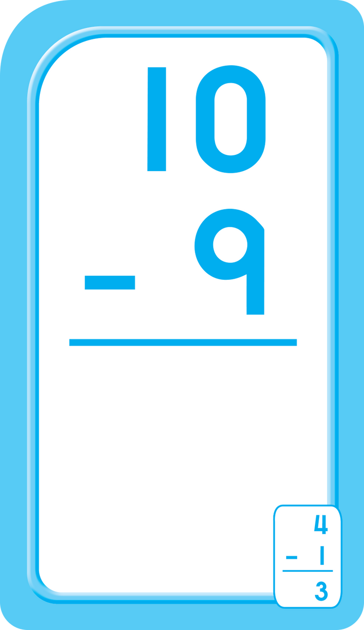 Improve speed and accuracy of problem-solving with these Subtraction 0-12 Flash Cards.