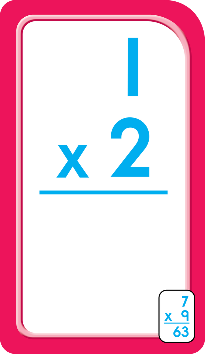 Multiplication 0-12 Flash Cards will help introduce and reinforce early multiplication skills.