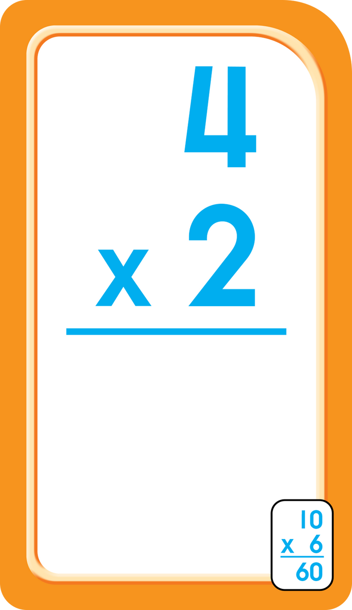 Get ready for timed tests with these Multiplication 0-12 Flash Cards.
