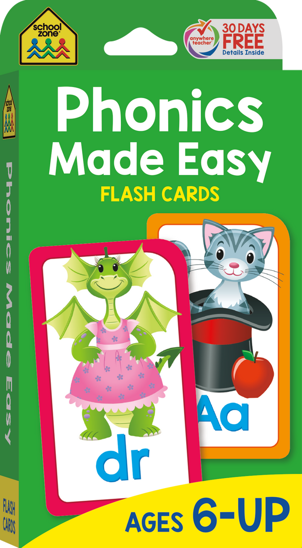 Match sounds with words using Phonics Made Easy Flash Cards.