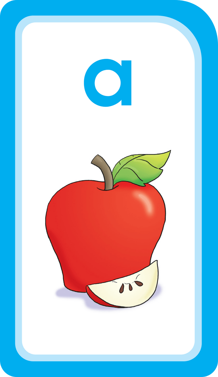 Kids work on multiple skills at once with Alphabet Match Flash Cards.