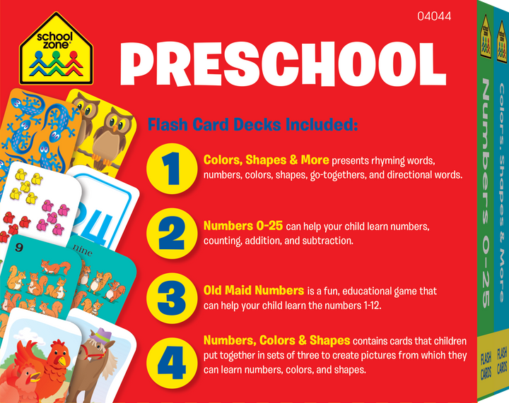 This Preschool Flash Card 4-Pack uses lots of strategies and activities to lock in learning.