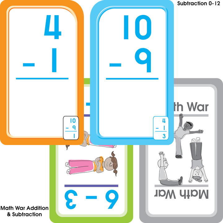 Math 1-2 Flash Card 4-Pack adds smiles to learning.