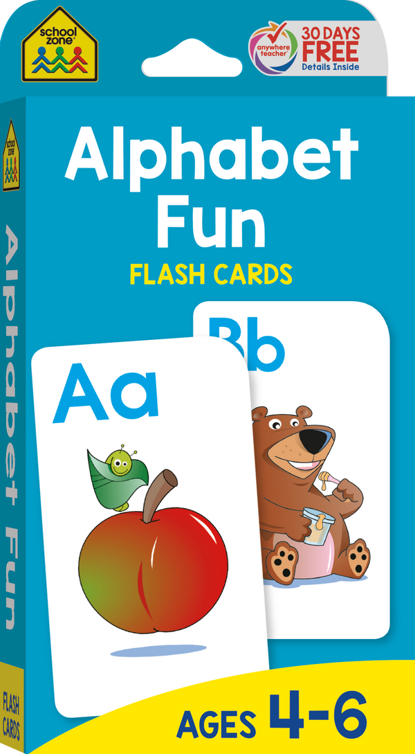 Use pictures to teach the ABC's with Alphabet Flash Cards.