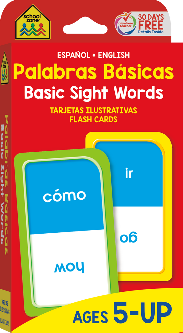 Use these Bilingual Beginning Sight Words Flash Cards for a great reading foundation!