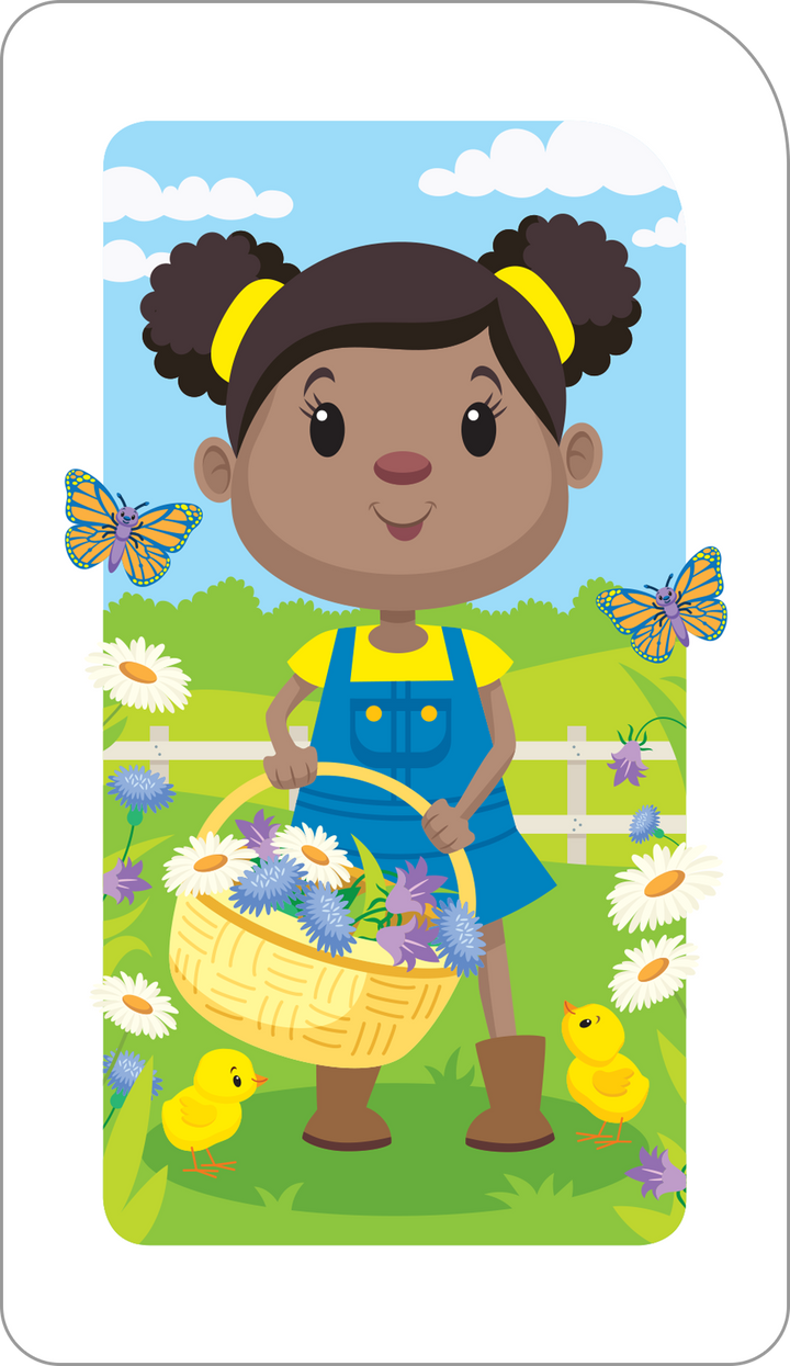 Little ones will have fun finding pairs in Memory Match Farm Card Game.