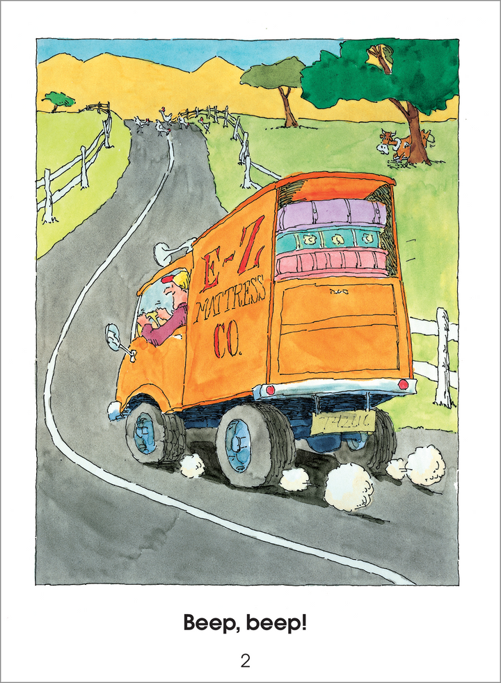 This Beep, Beep! - A Level 1 Start to Read! Book uses  repetition and rhyming to use in guiding beginning readers.