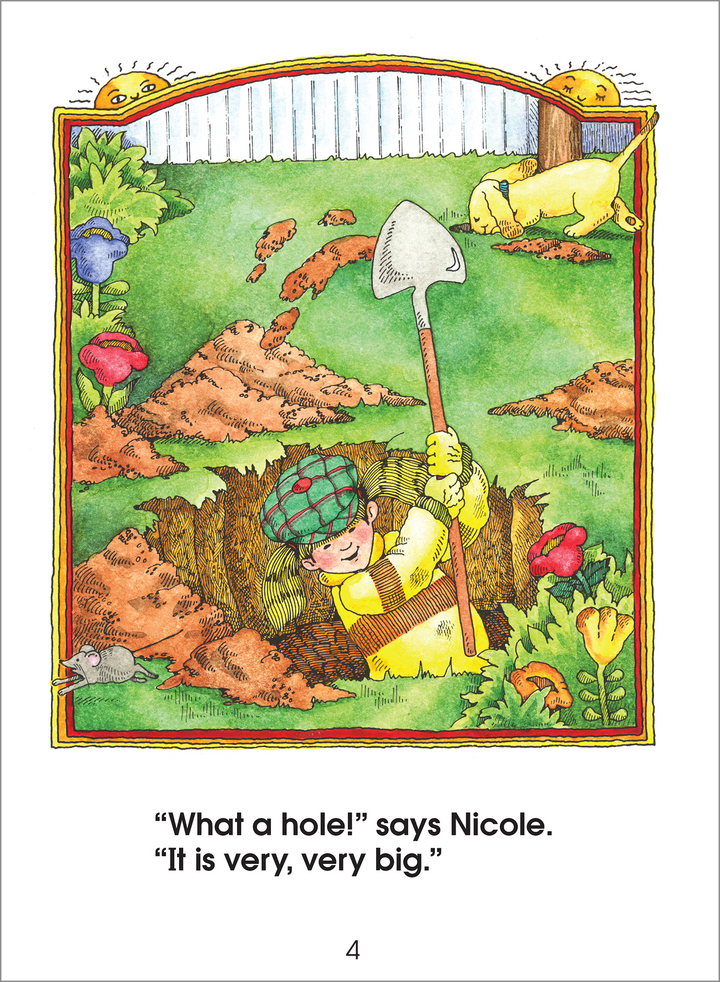 Nicole Digs a Hole - A Level 2 Start to Read! Book definitely illustrates tenacity.