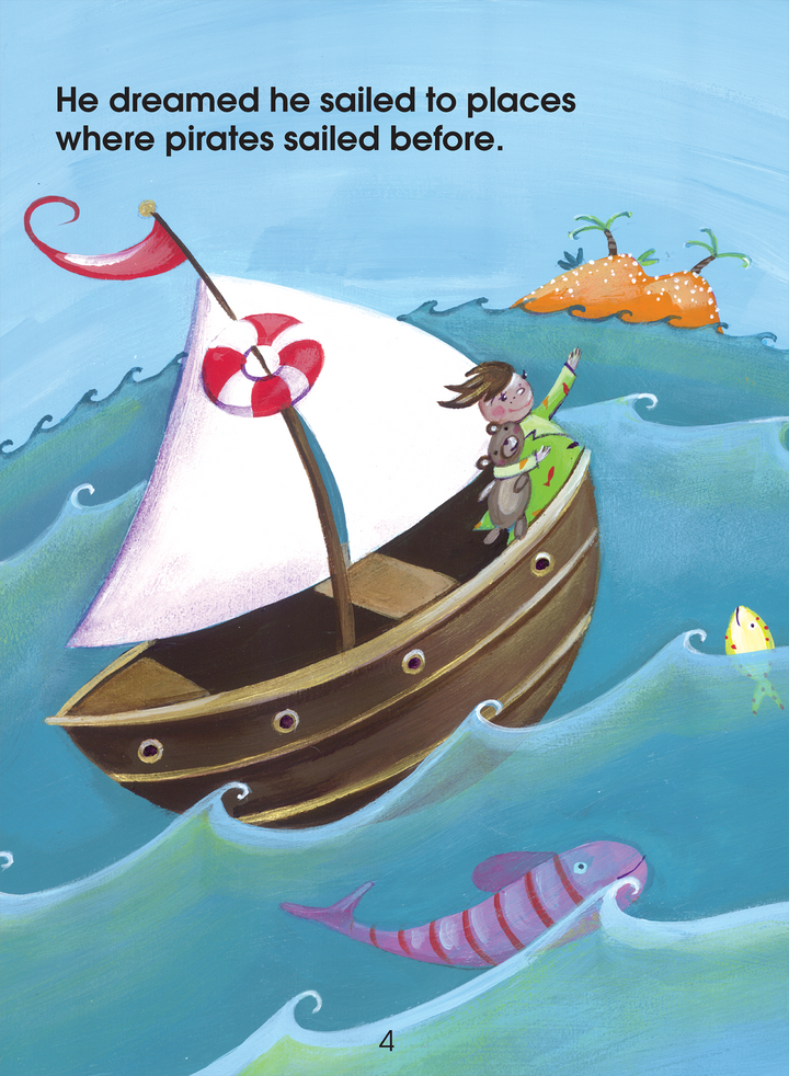 Rhyming words in Peter's Dream - A Level 2 Start to Read! book help develop language skills.