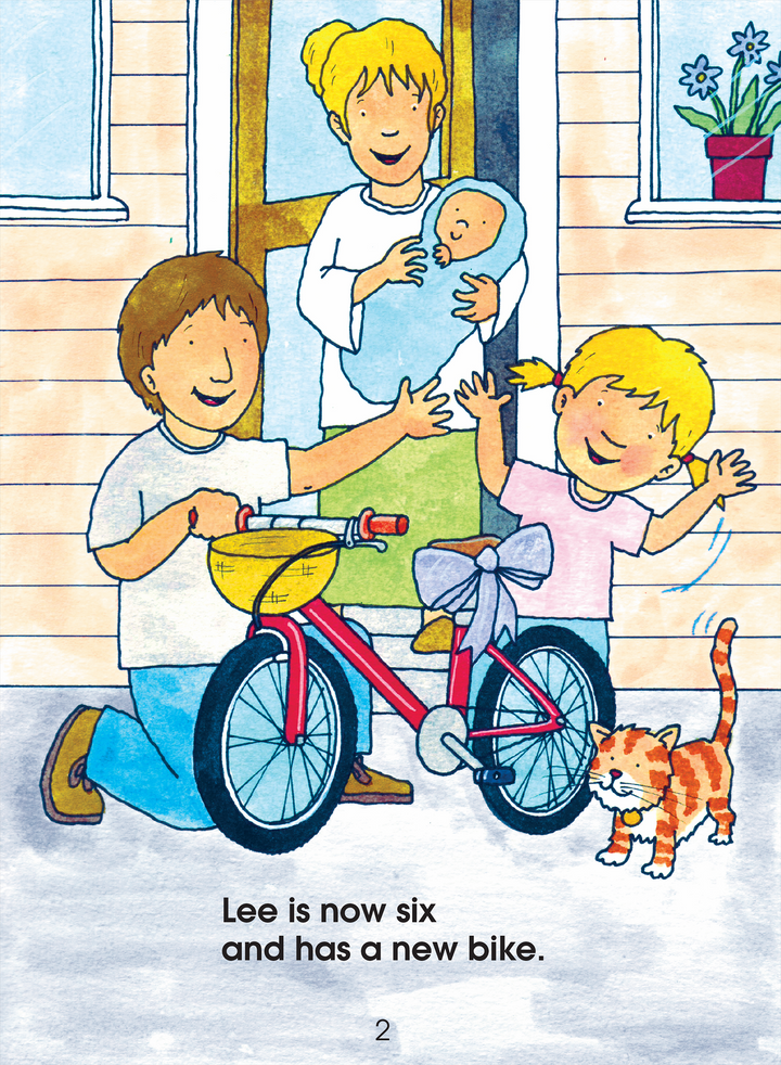 Kids will easily relate to the story line in The New Bike - A Level 2 Start to Read! Book.
