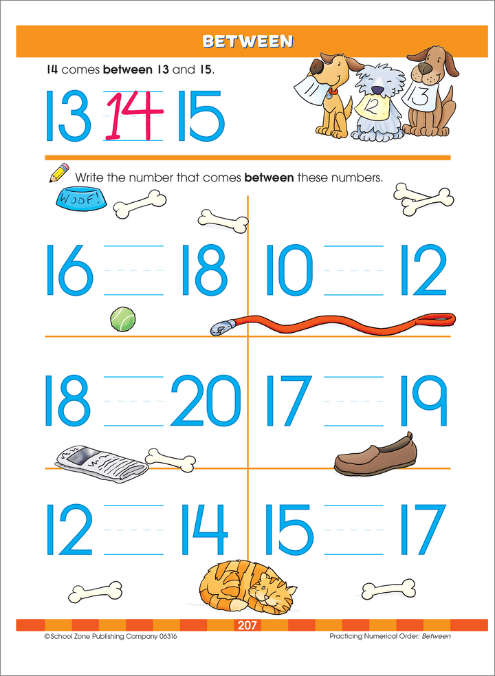 Understanding numerical order comes easily for kindergartners with the simple, yet effective activities in Big Kindergarten Workbook.