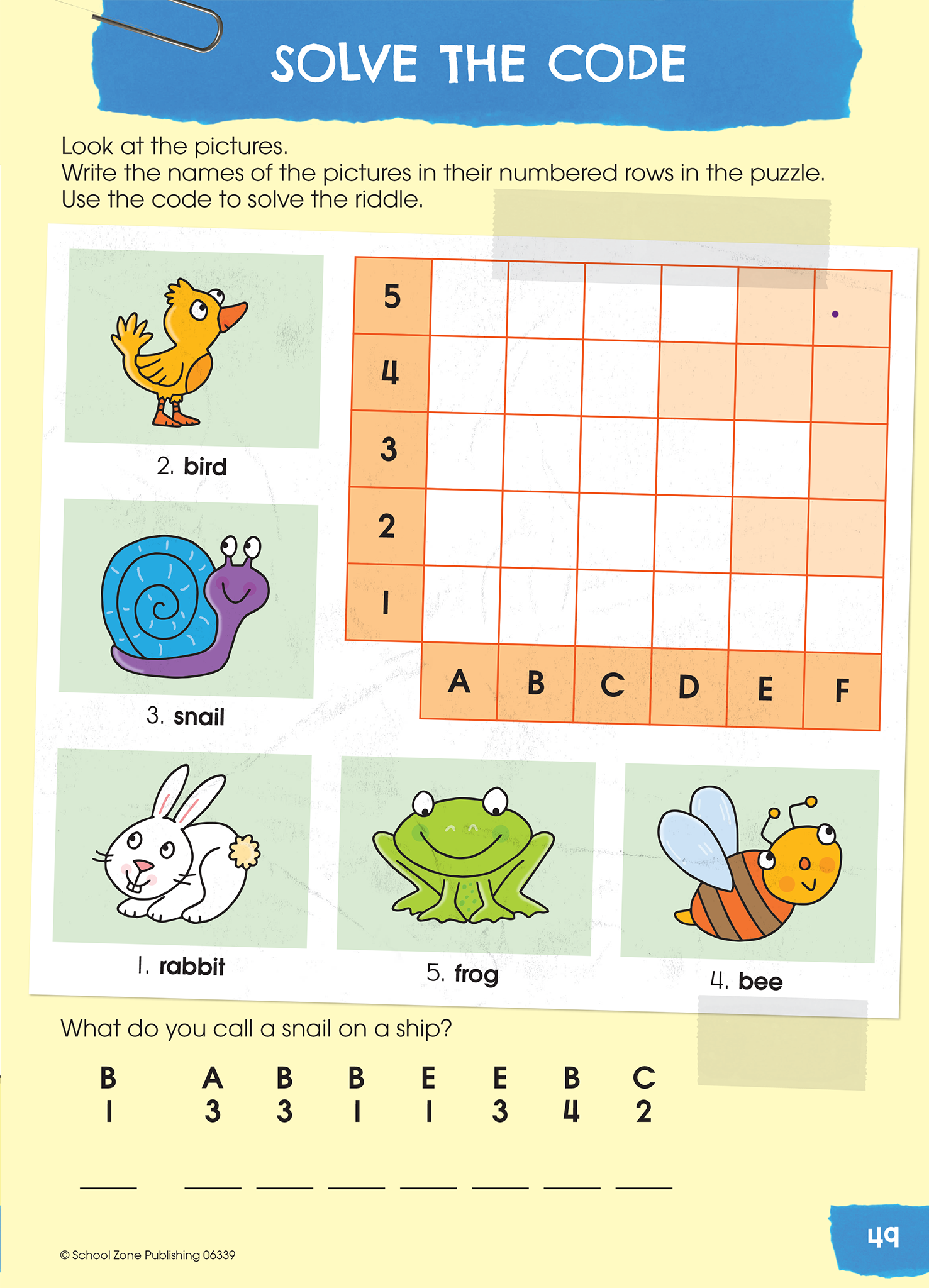 Fun Learning Games for First Graders – School Zone Publishing Company