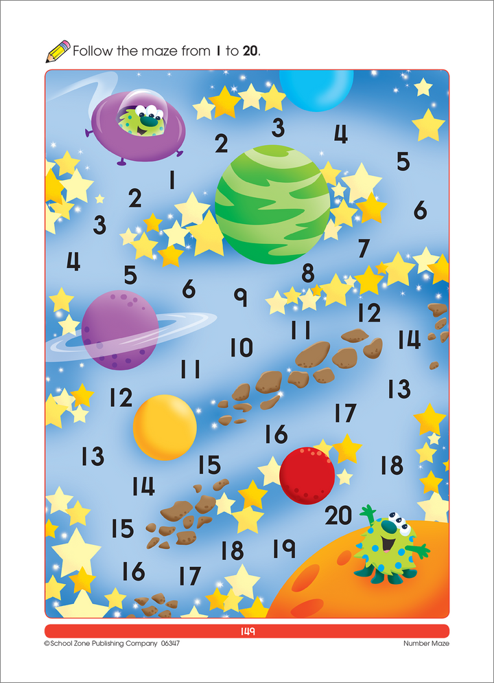 Big Dot-to-Dots & More Workbook is packed with colorful learning fun.