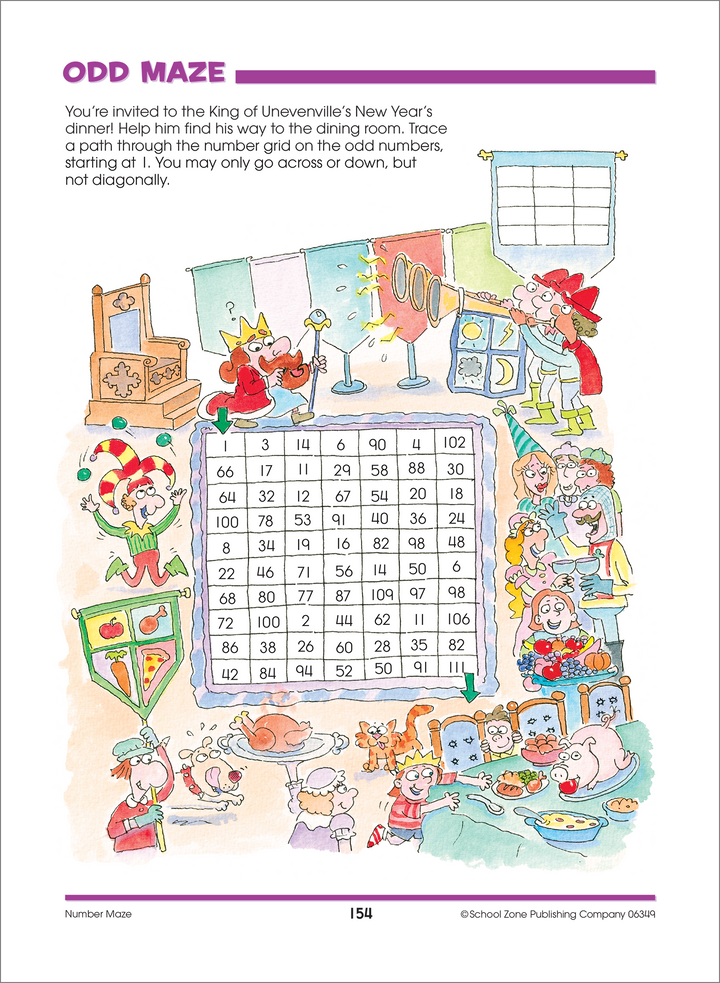 Big Codes, Puzzles & More Workbook has challenging puzzles that build critical thinking skills and imagination.