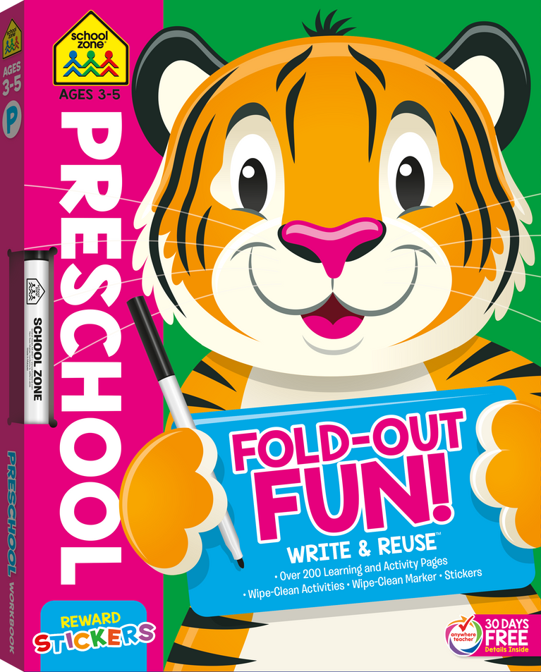 Preschool Basic Skills Interactive Flip Books Bundle