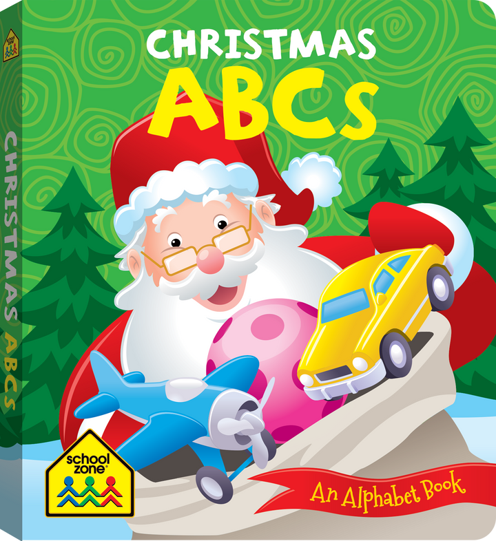This Christmas ABCs board book will add festive fun to learning the alphabet.