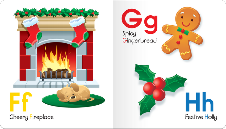 Christmas ABCs will strengthen letter-sound-word-picture associations.