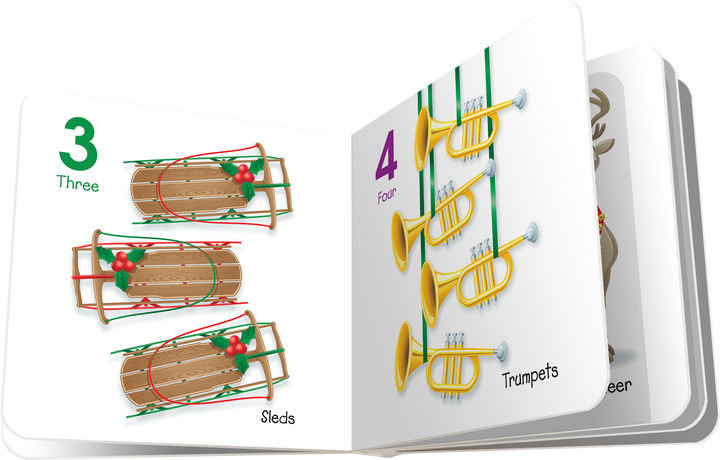 Trim the Tree 1, 2, 3 will use familiar holiday themes to help teach counting and language skills.