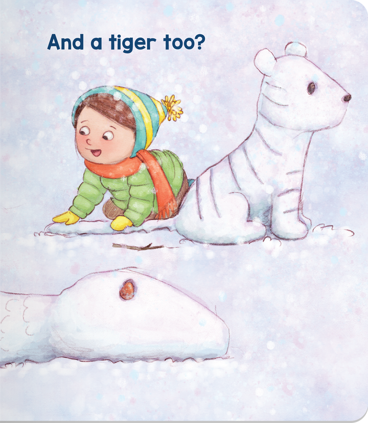Whimsical critter characters and illustrations in Silly, Chilly Zoo help toddlers learn to love books.