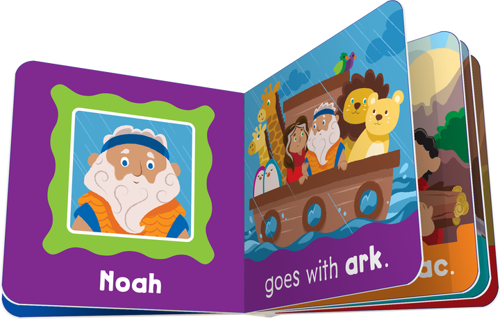 Little ones will learn Bible stories along with perceptual skills with these Go-Togethers, Opposites, and Matching Bible-Themed Readiness Mini Board Books.