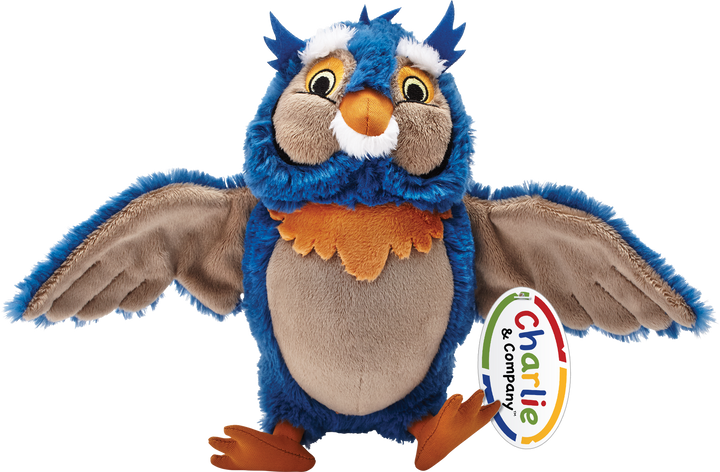 Children will fly through learning with this Socrates Plush Toy (Charlie & Company) by their side.