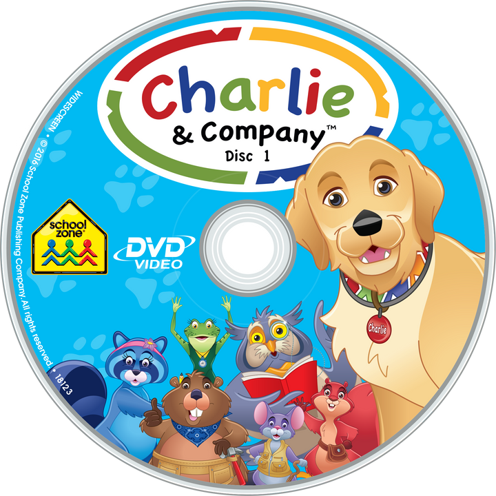 With this Charlie & Company 2-DVD Set, preschoolers will love learning with Charlie, Miss Ellie, and their cute cast of critter friends.