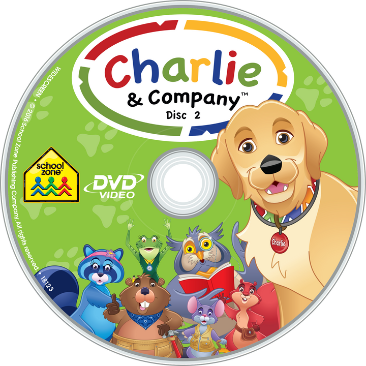 A variety of real-world settings become a "school zone" in this Charlie & Company 2-DVD set.