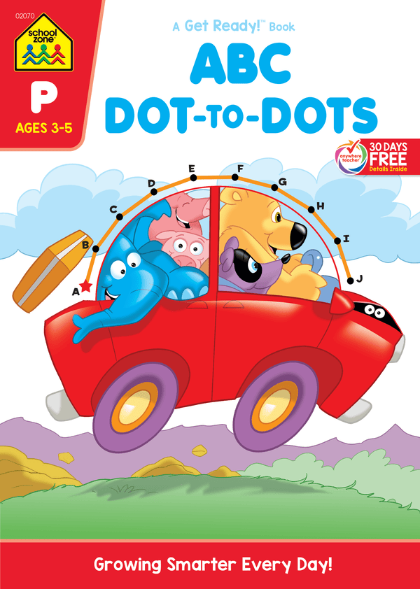 ABC Dot-to-Dots Workbook will help kids "connect" their ABCs!