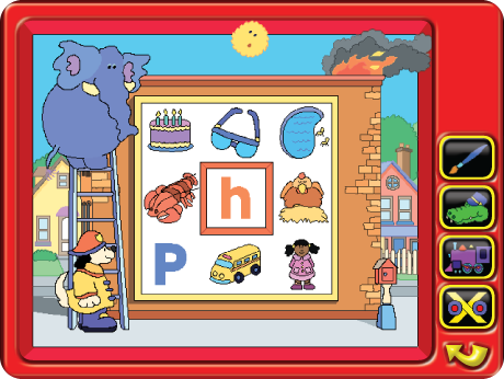 Alphabet Express Software (Windows Download) will build confidence in matching letters to sounds.
