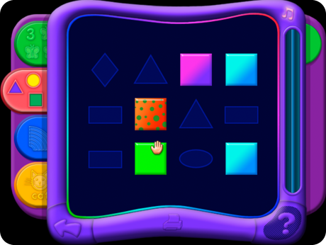 With Colors, Shapes & More Software Flash Action (Windows Download) preschoolers learn important readiness skills!