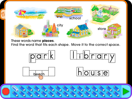 This Vocabulary Puzzles 1 On-Track Software (Windows Download) helps make important visual associations.