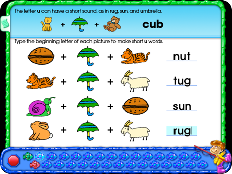 Phonics 2-3 On-Track Software (Windows Download) strengthens object-sound-letter associations.