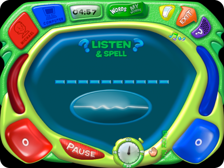Kids will love the game-like feel of SpellDown Flash Action Software (Windows Download).
