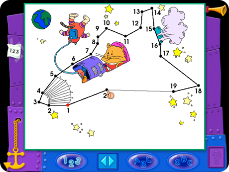 Charming scenes in First Grade Pencil-Pal Software (Windows Download) make it memorable.